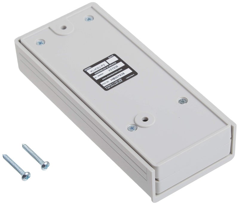 CHAMBERLAIN Clicker Keyless Entry KLIK2U-P2, Works with Chamberlain, LiftMaster, Craftsman, Genie and More, Security +2.0 Compatible Garage Door Opener Keypad, White - Image 3